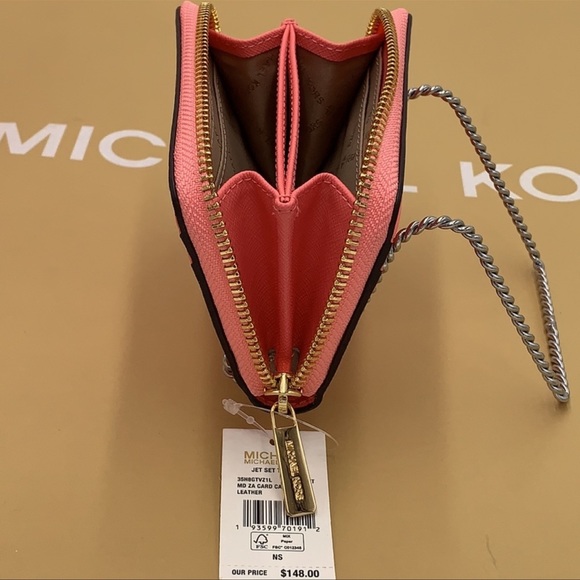 Michael Kors Medium Zip Around Card Case Wallet - Picture 9 of 10